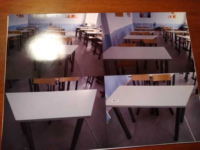 так выглядит наш класс, обратите внимание на форму столов.